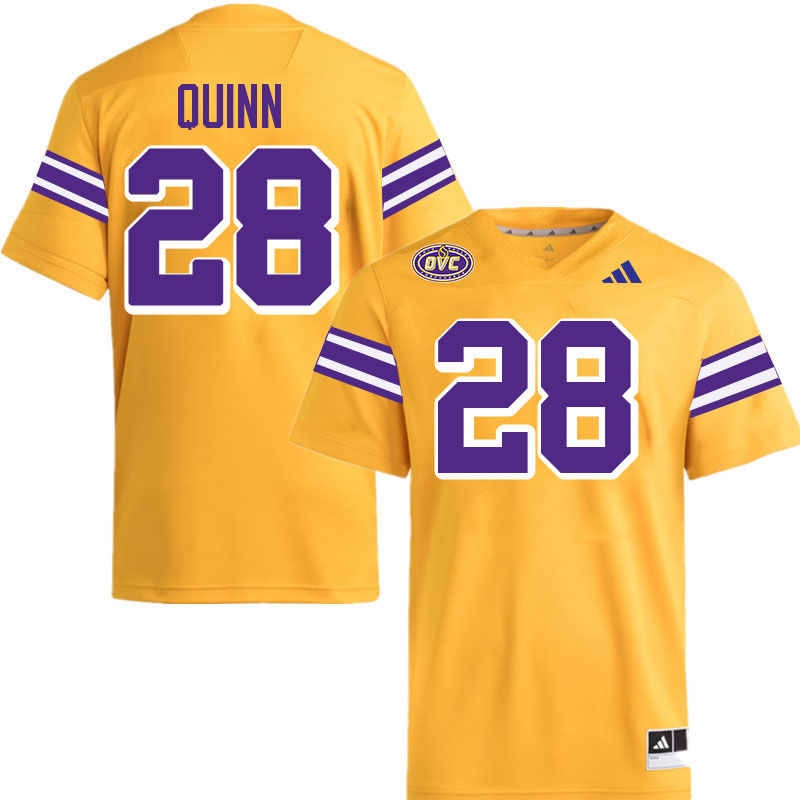 Tennessee Tech Golden Eagles #28 Quintell Quinn College Football Jerseys,Uniforms-Gold